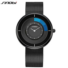 Load image into Gallery viewer, Sinobi Fashion Unique Rotating Luxury Ultra-Thin Steel Watch